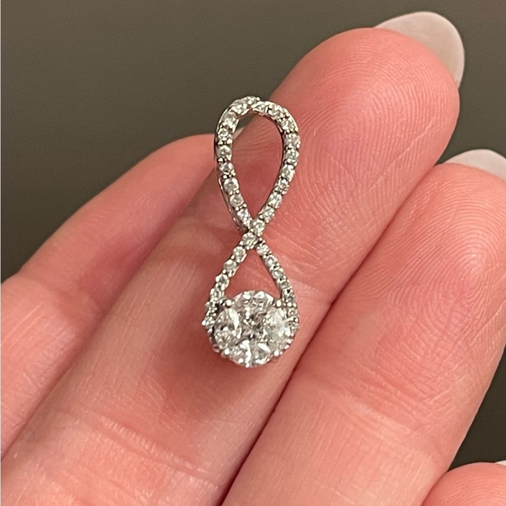 Diamond Infinity Pendant - image 5
